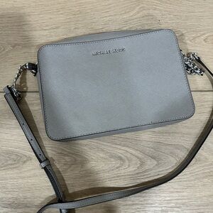 Michael Kors Gray Crossbody Bag